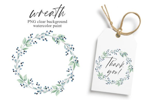 Download Watercolor Leaves Wreath, Floral Clipart - Wreath Collection