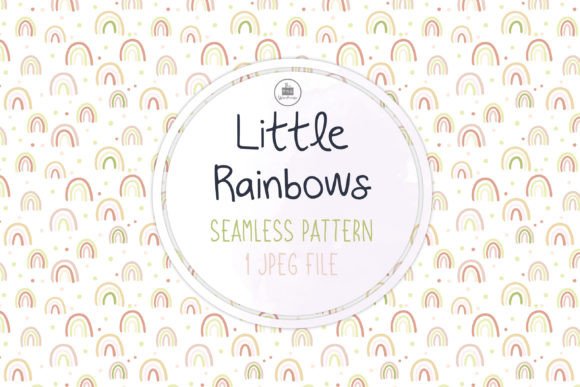 Download FREE Little Rainbows Seamless Pattern - Premium Bundle